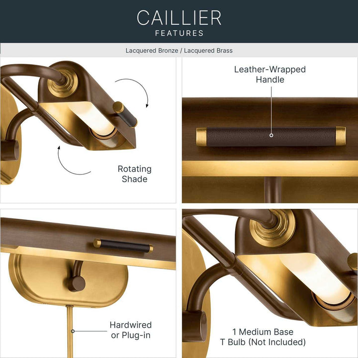 Kichler Canada - 52819LBZ - LED Picture Light - Caillier - Lacquered Bronze