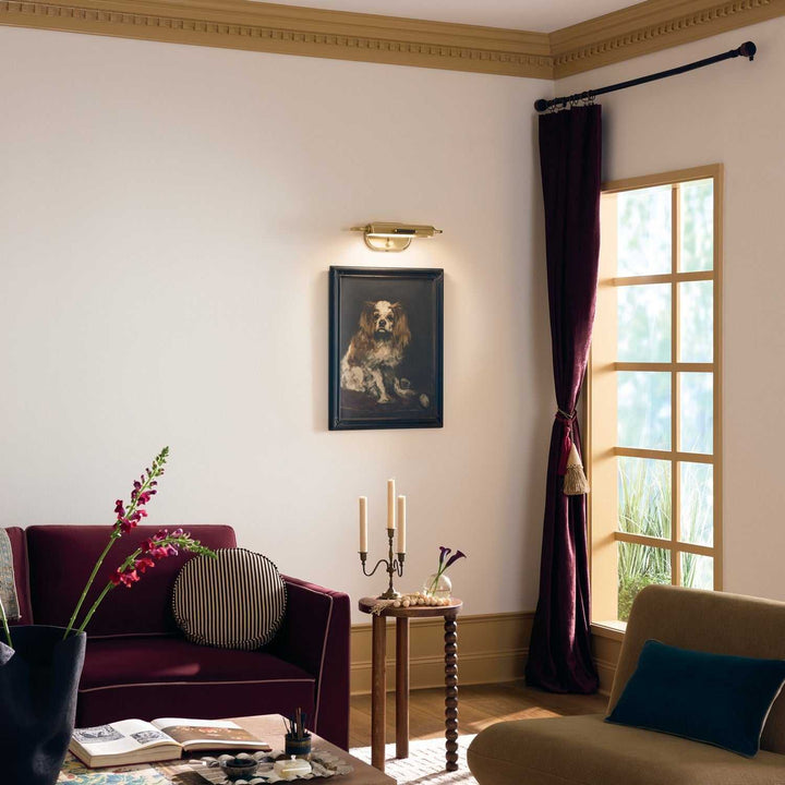 Kichler Canada - 52819LBR - LED Picture Light - Caillier - Lacquered Brass