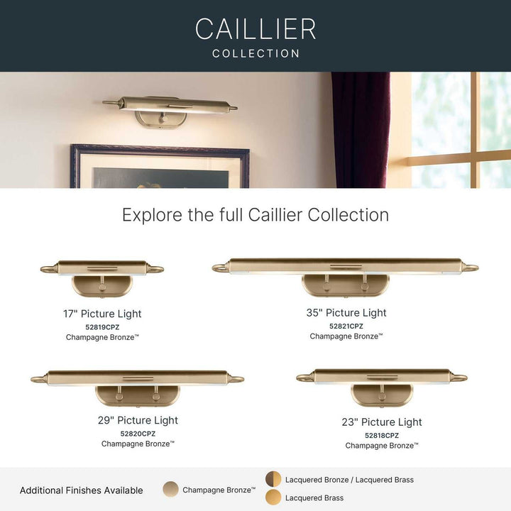 Kichler Canada - 52820CPZ - LED Picture Light - Caillier - Champagne Bronze