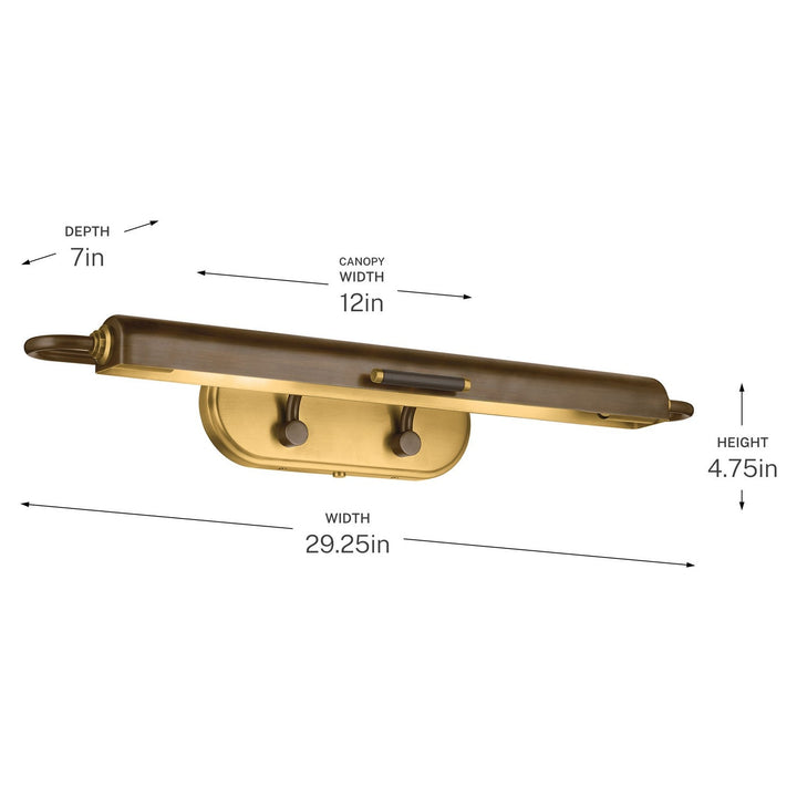 Kichler Canada - 52820LBZ - LED Picture Light - Caillier - Lacquered Bronze