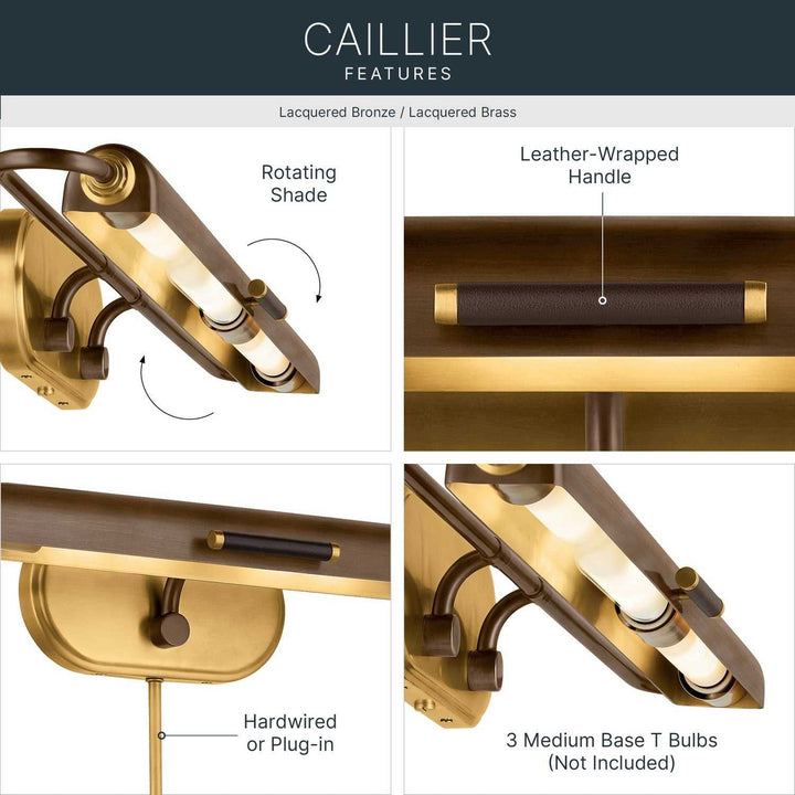 Kichler Canada - 52821LBZ - LED Picture Light - Caillier - Lacquered Bronze