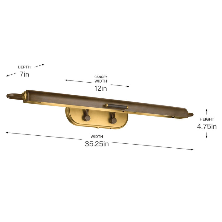 Kichler Canada - 52821LBZ - LED Picture Light - Caillier - Lacquered Bronze