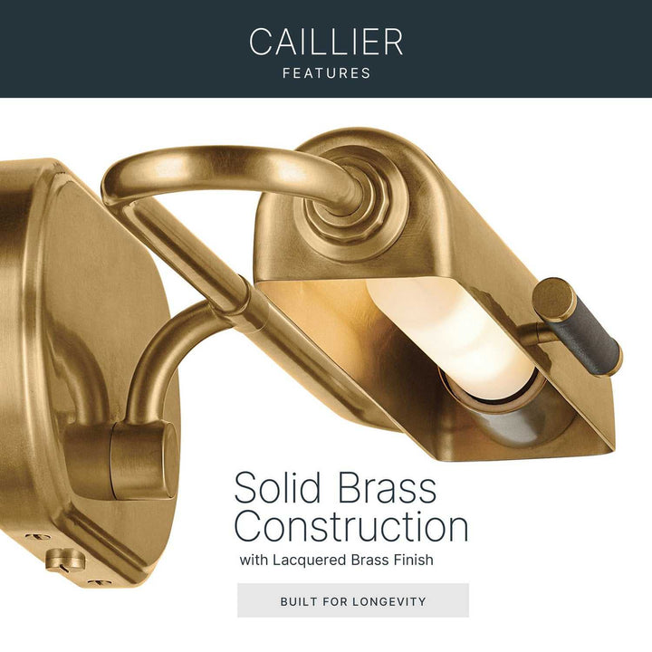 Kichler Canada - 52821LBR - LED Picture Light - Caillier - Lacquered Brass