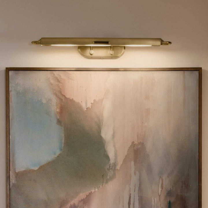 Kichler Canada - 52821LBR - LED Picture Light - Caillier - Lacquered Brass