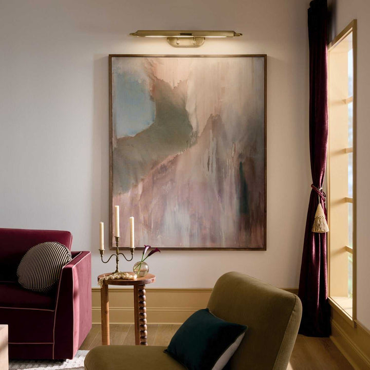 Kichler Canada - 52821LBR - LED Picture Light - Caillier - Lacquered Brass