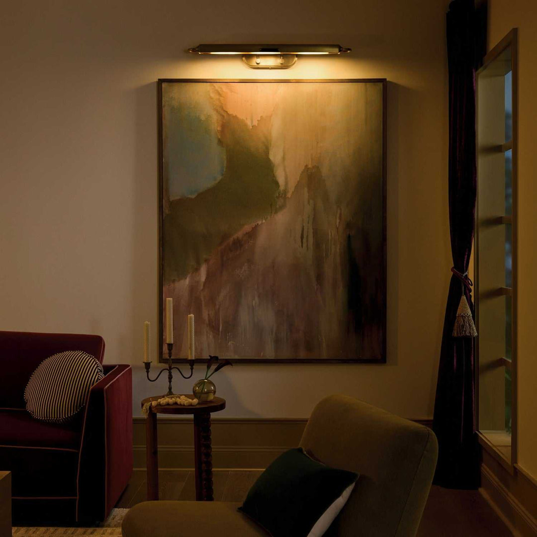 Kichler Canada - 52821LBR - LED Picture Light - Caillier - Lacquered Brass