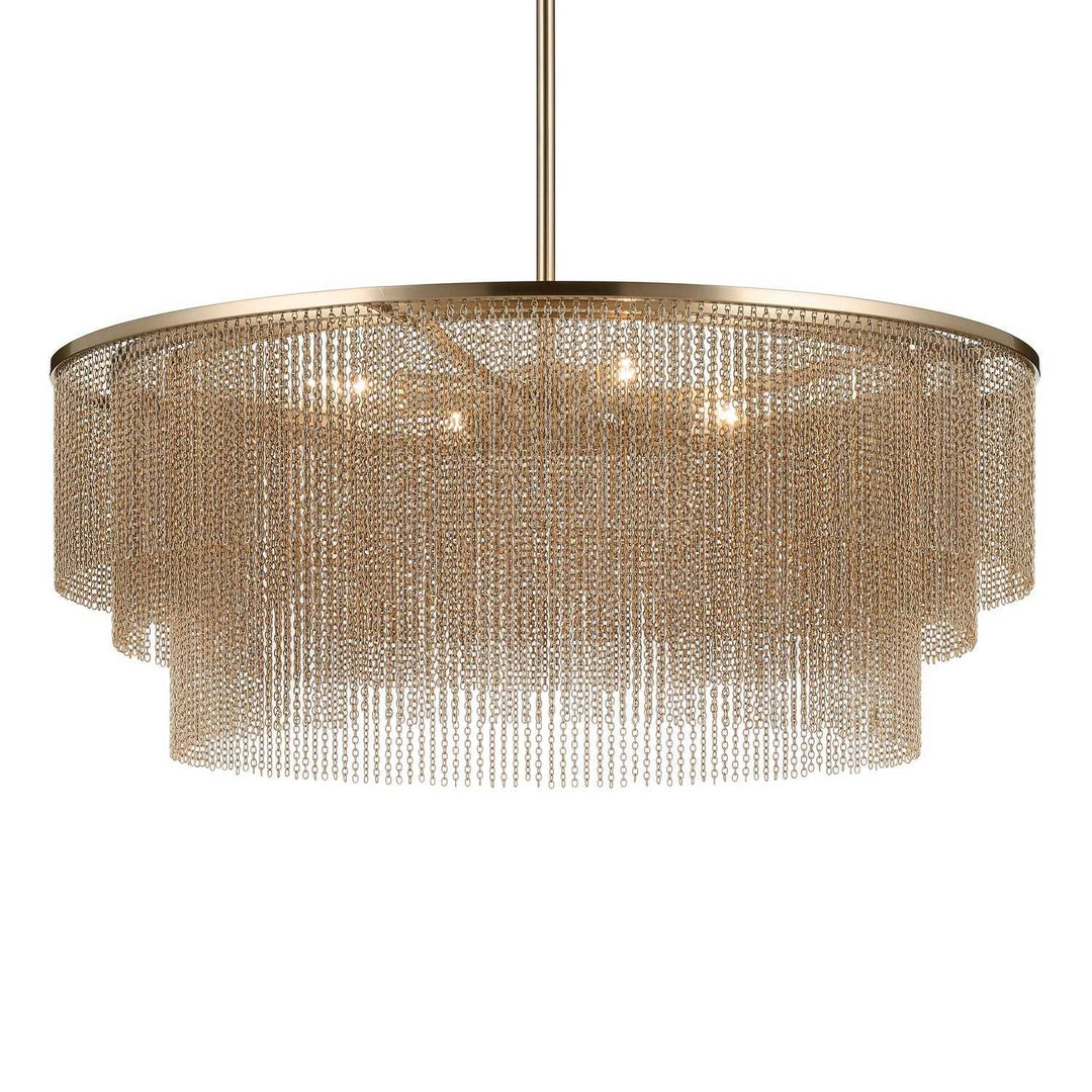 Khaite Four Light Chandelier in Champagne Bronze Kichler Canada