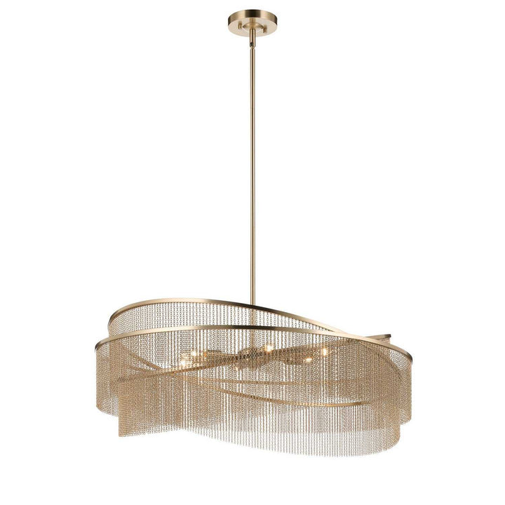 Khaite Six Light Chandelier in Champagne Bronze Kichler Canada