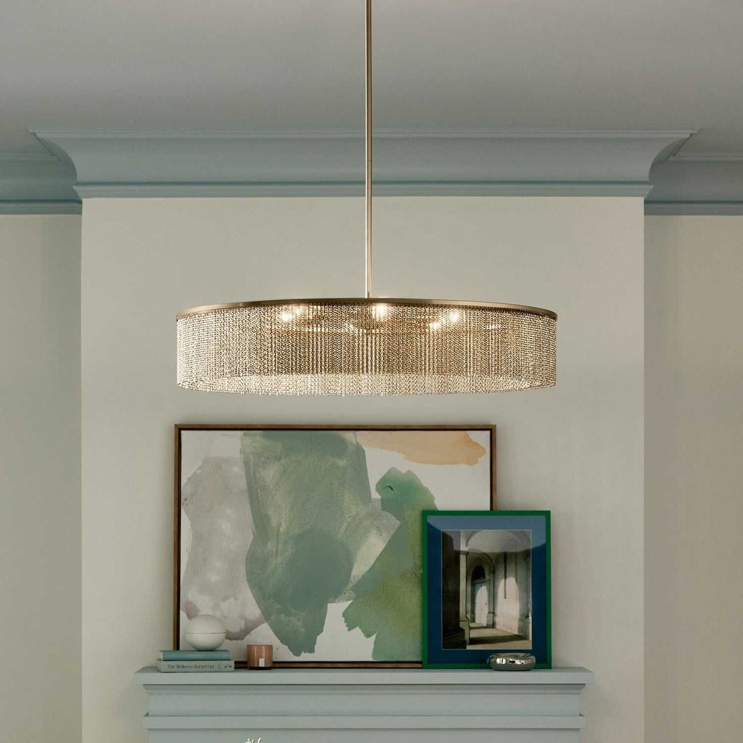Khaite Six Light Chandelier in Champagne Bronze Kichler Canada
