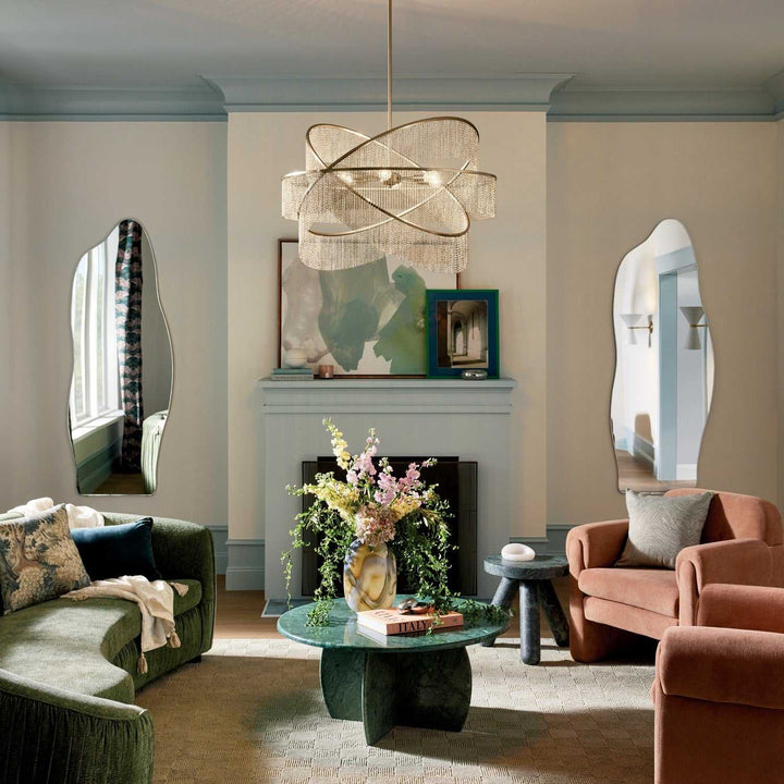 Khaite Six Light Chandelier in Champagne Bronze Kichler Canada