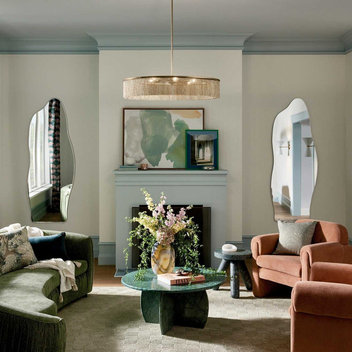 Khaite Six Light Chandelier in Champagne Bronze Kichler Canada