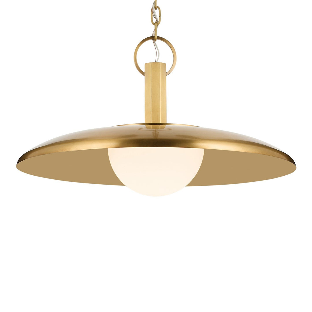 Kurio LED Pendant in Lacquered Brass Kichler Canada