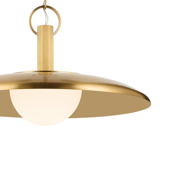 Kurio LED Pendant in Lacquered Brass Kichler Canada