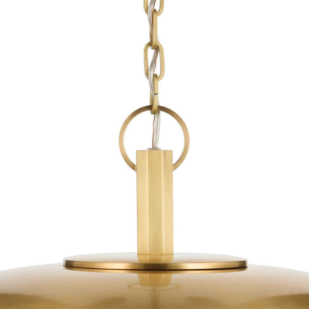 Kurio LED Pendant in Lacquered Brass Kichler Canada