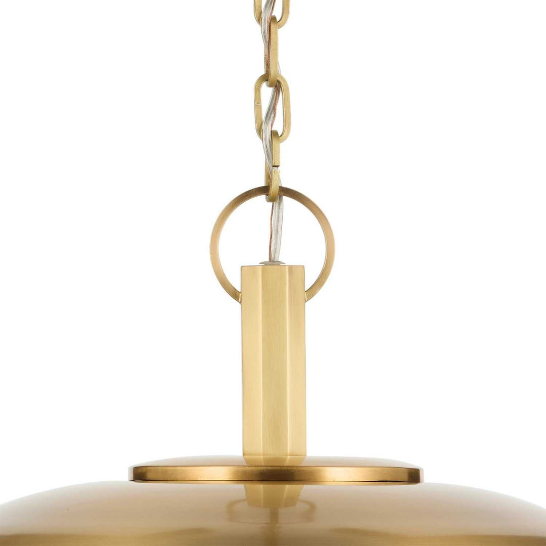 Kurio LED Pendant in Lacquered Brass Kichler Canada