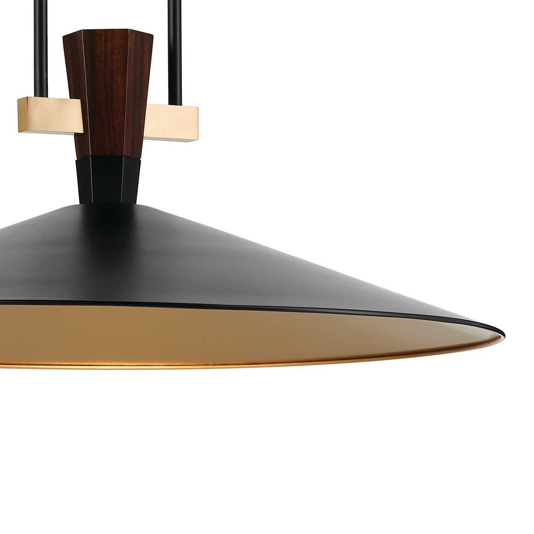 Tenon LED Pendant in Black Kichler Canada