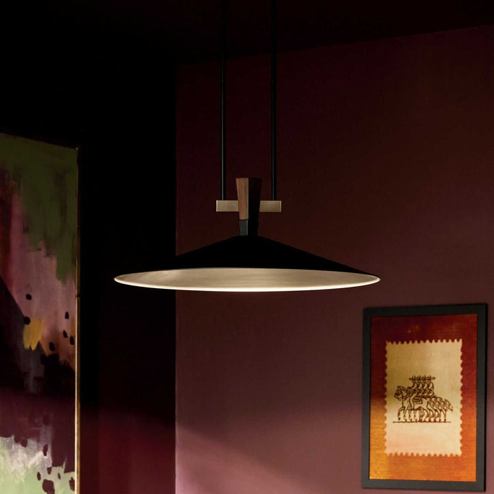 Tenon LED Pendant in Black Kichler Canada