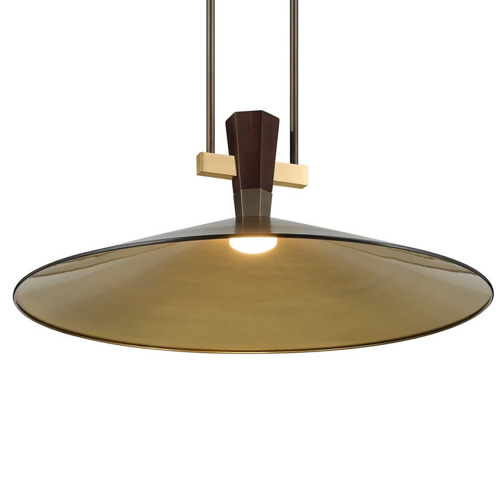 Tenon LED Pendant in Lacquered Bronze Kichler Canada
