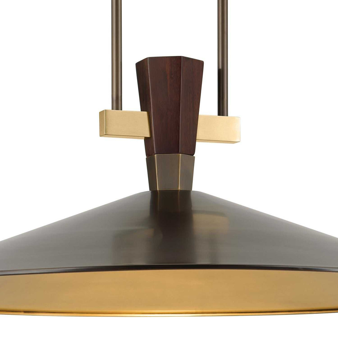 Tenon LED Pendant in Lacquered Bronze Kichler Canada