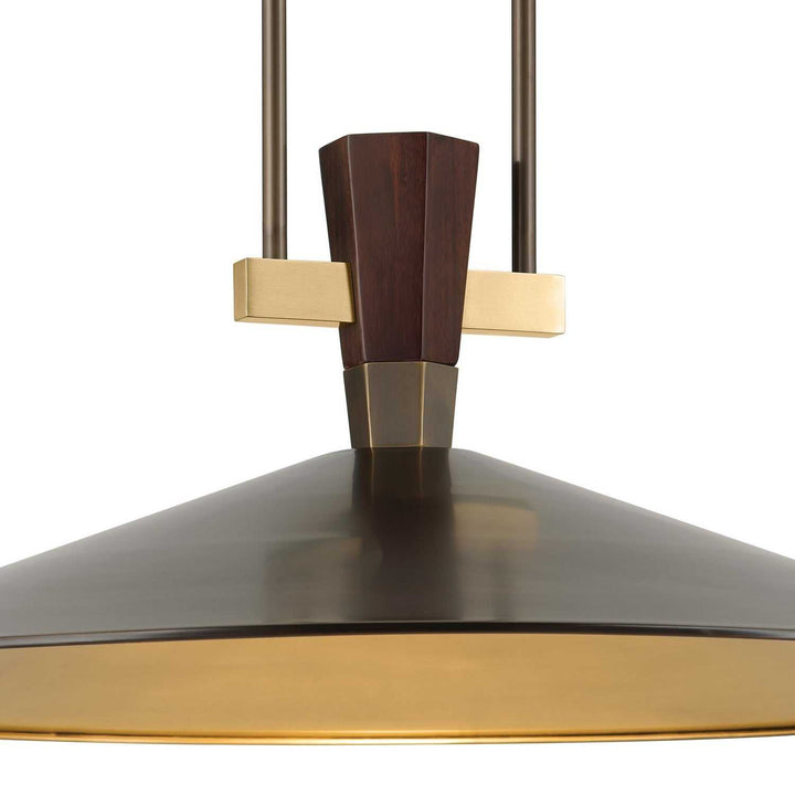 Tenon LED Pendant in Lacquered Bronze Kichler Canada