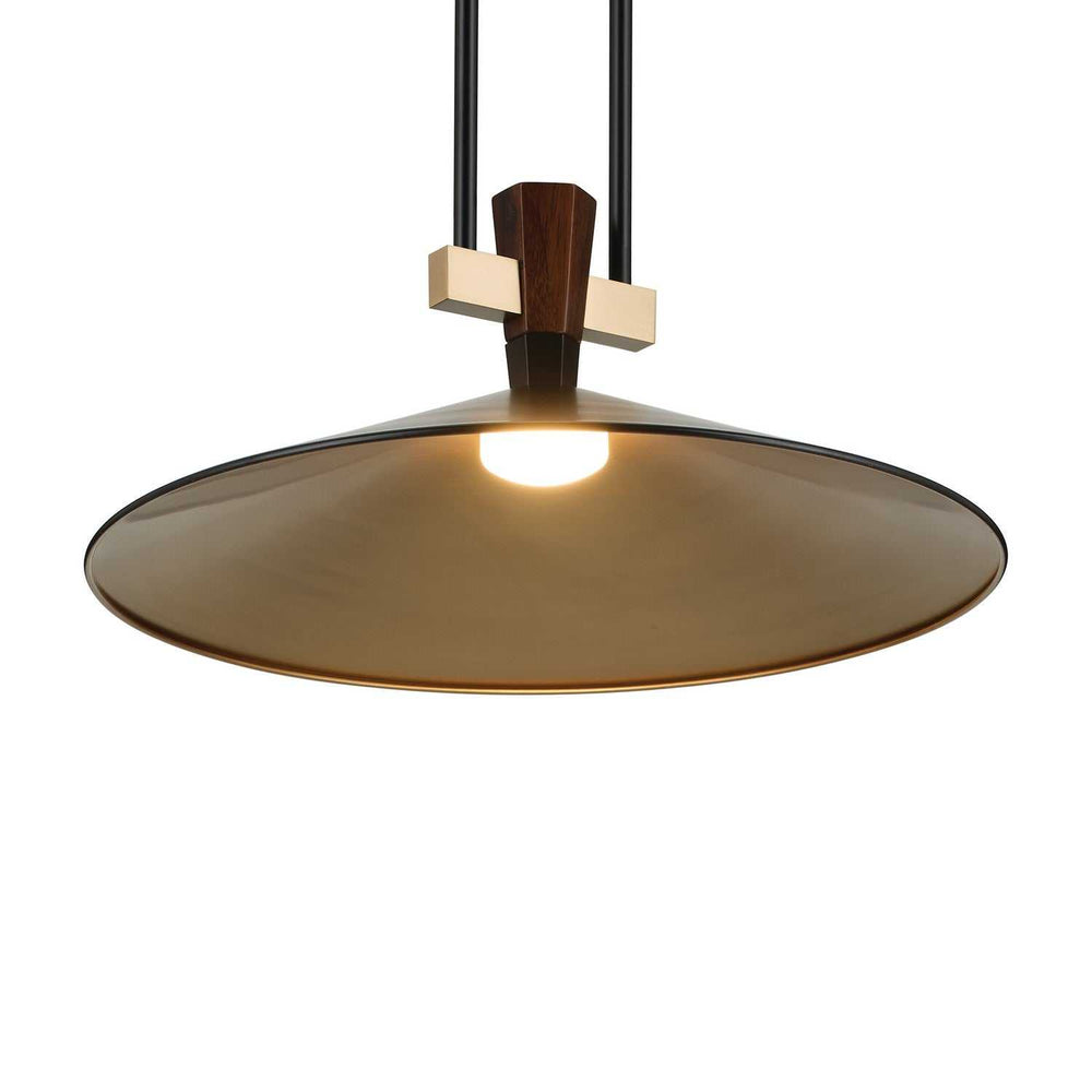 Tenon LED Pendant in Black Kichler Canada