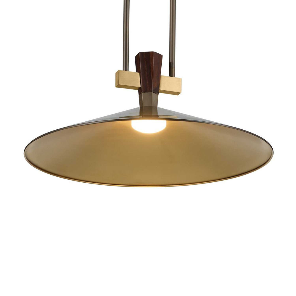 Tenon LED Pendant in Lacquered Bronze Kichler Canada