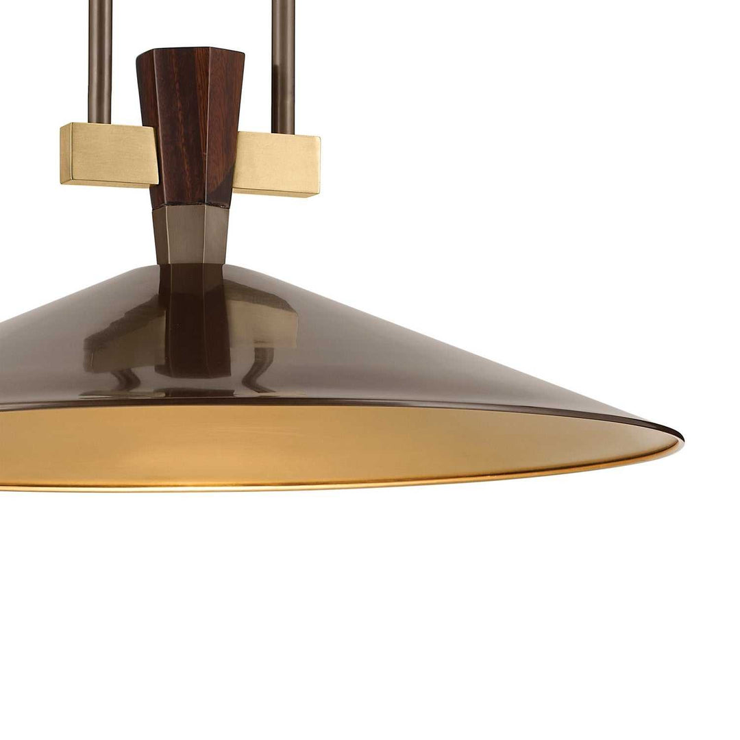 Tenon LED Pendant in Lacquered Bronze Kichler Canada