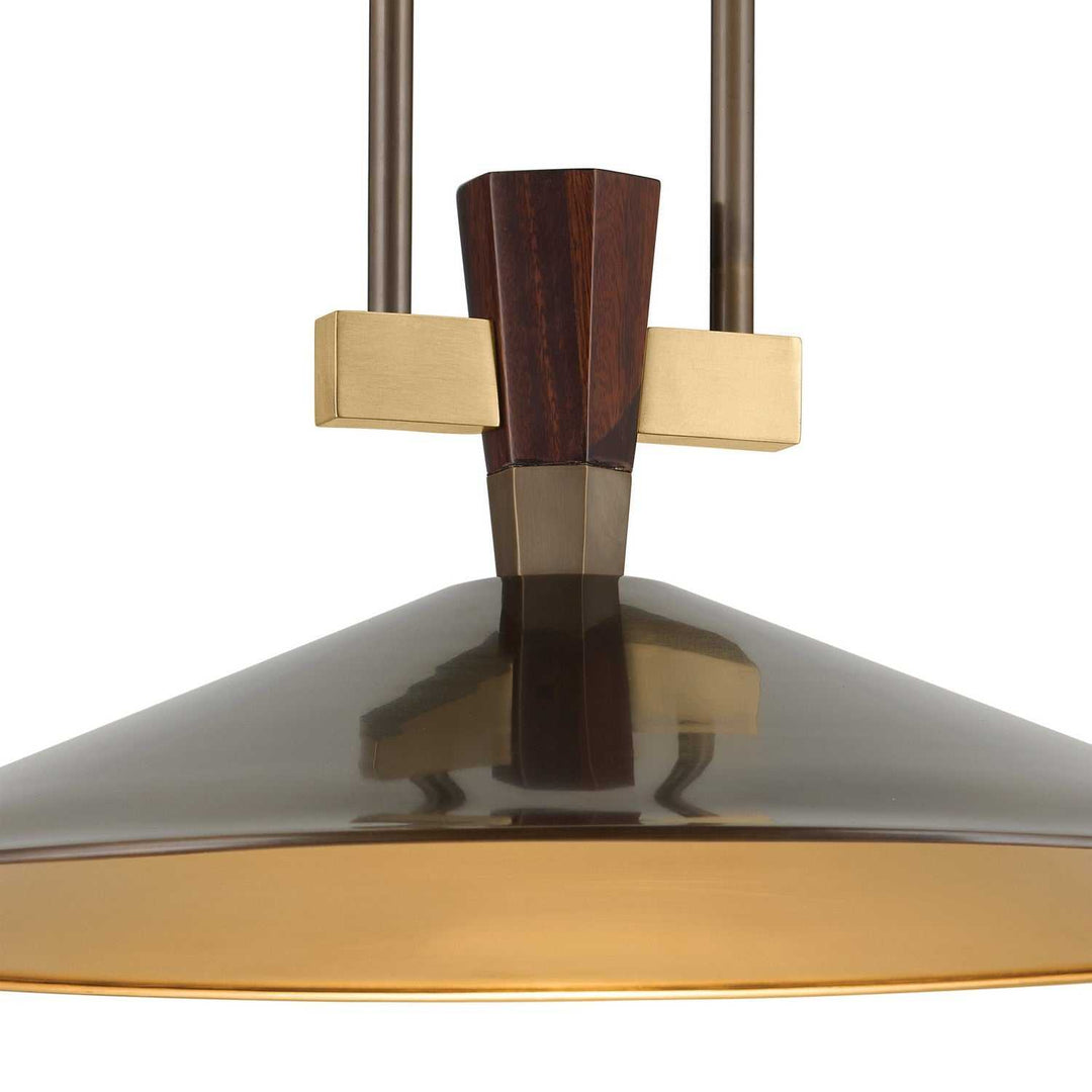 Tenon LED Pendant in Lacquered Bronze Kichler Canada