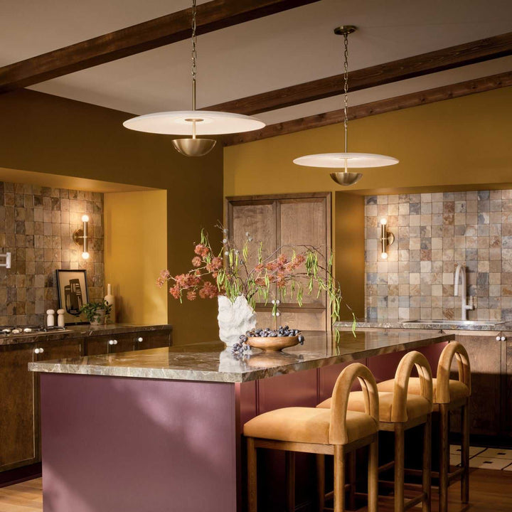 Mikale LED Pendant in Champagne Bronze Kichler Canada