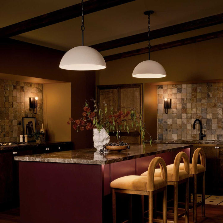 Mikale LED Pendant in Black Kichler Canada