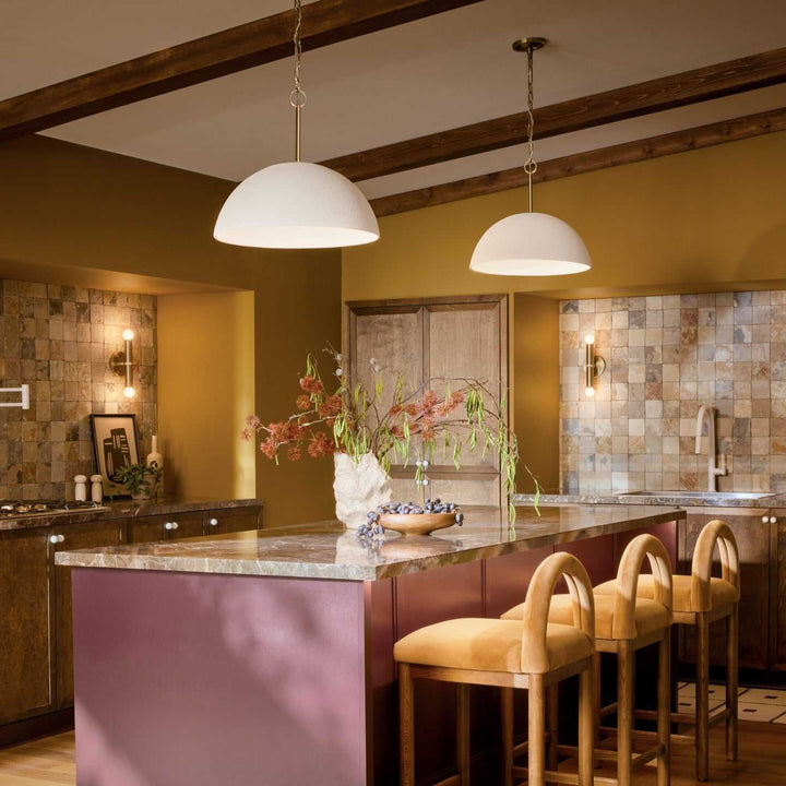 Mikale LED Pendant in Champagne Bronze Kichler Canada