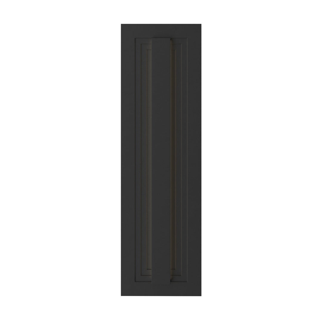 Arik LED Outdoor Wall Mount in Black Kichler Canada