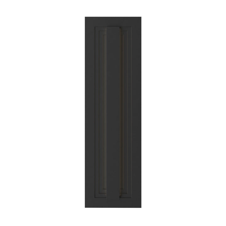 Arik LED Outdoor Wall Mount in Black Kichler Canada