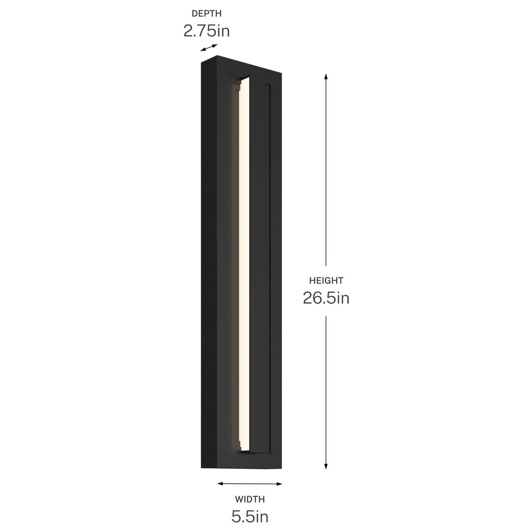 Kichler Canada - 59170BKLED - LED Outdoor Wall Mount - Arik - Black