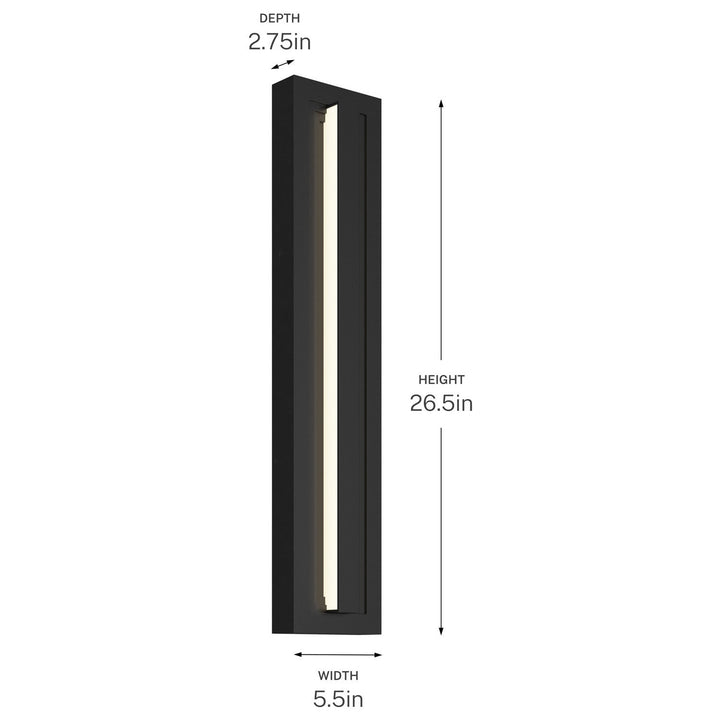 Kichler Canada - 59170BKLED - LED Outdoor Wall Mount - Arik - Black