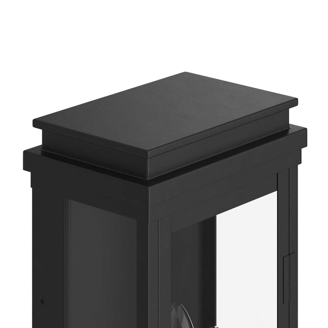 Lundon Three Light Outdoor Wall Mount in Black Kichler Canada