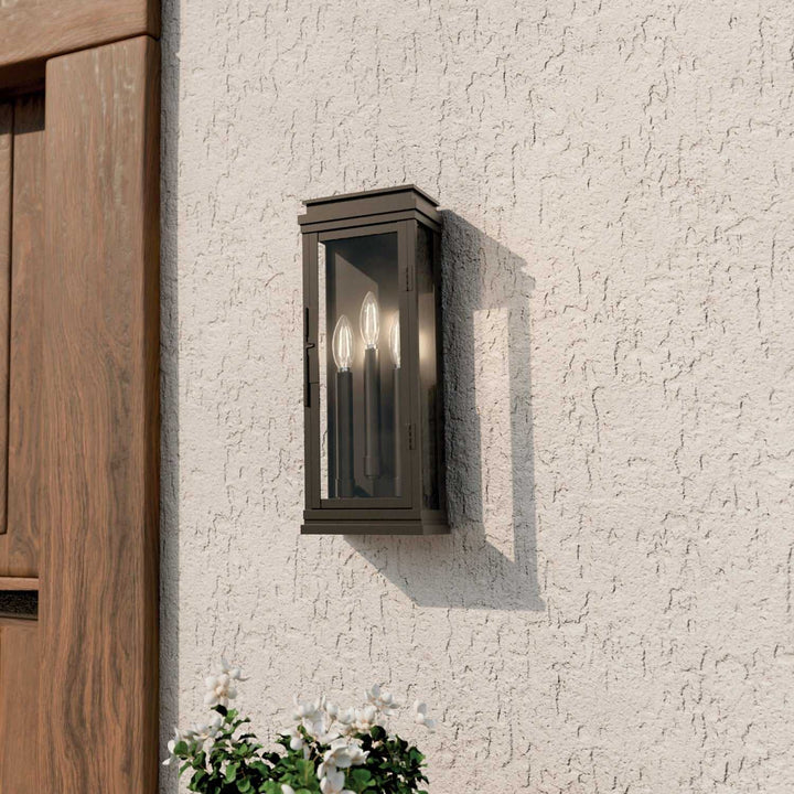 Kichler Canada - 59163OZ - Three Light Outdoor Wall Mount - Lundon - Olde Bronze