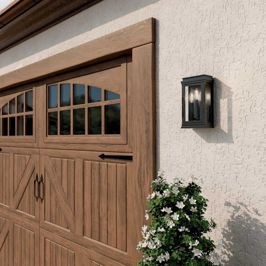 Kichler Canada - 59162BK - Three Light Outdoor Wall Mount - Lundon - Black