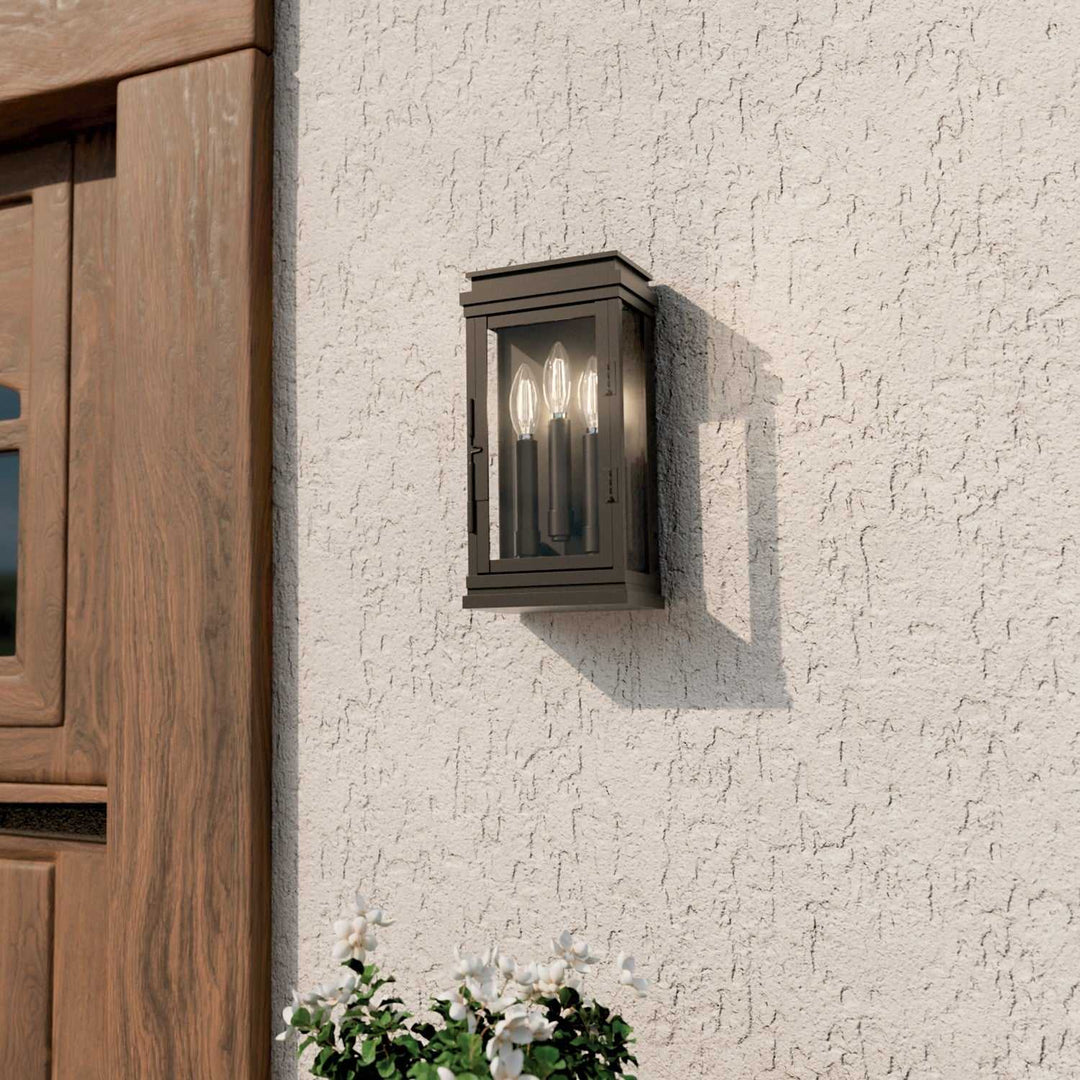 Kichler Canada - 59162OZ - Three Light Outdoor Wall Mount - Lundon - Olde Bronze