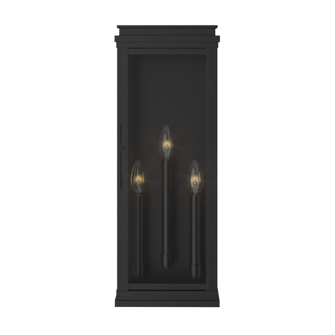 Kichler Canada - 59164BK - Three Light Outdoor Wall Mount - Lundon - Black