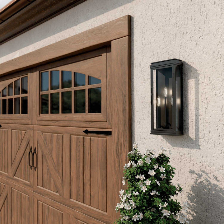 Kichler Canada - 59164BK - Three Light Outdoor Wall Mount - Lundon - Black