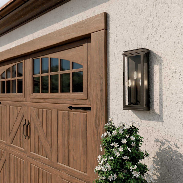 Lundon Three Light Outdoor Wall Mount in Olde Bronze Kichler Canada