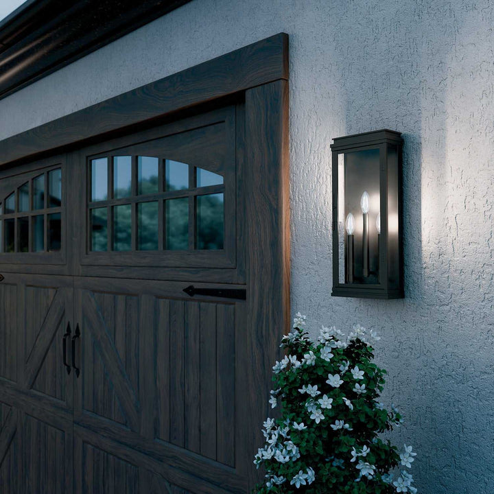Lundon Three Light Outdoor Wall Mount in Olde Bronze Kichler Canada