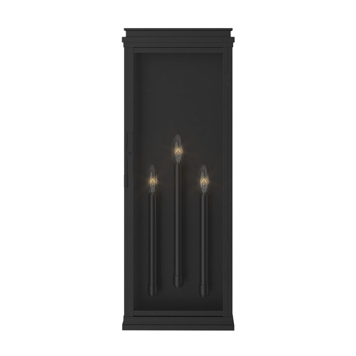 Kichler Canada - 59165BK - Three Light Outdoor Wall Mount - Lundon - Black