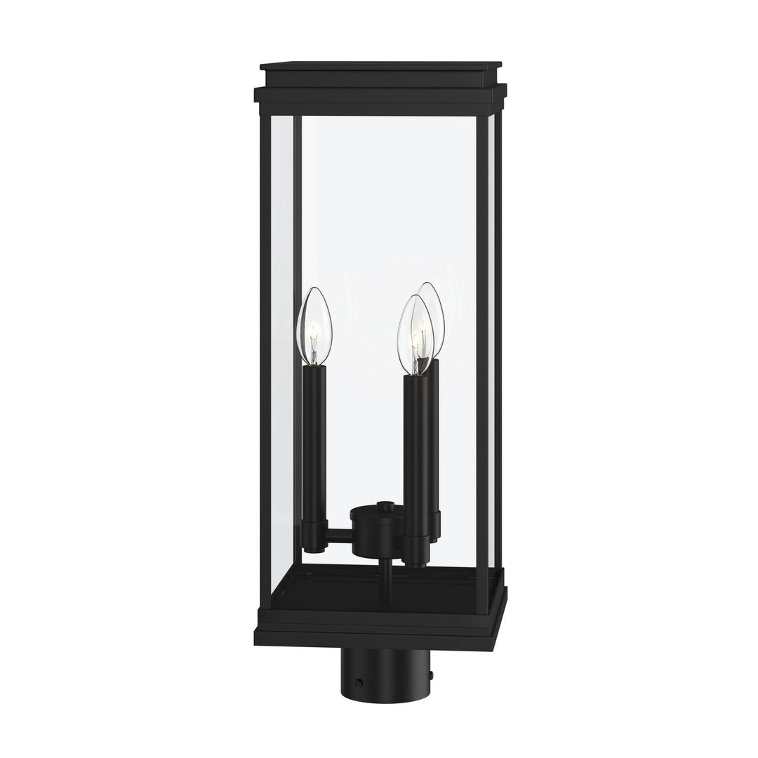 Kichler Canada - 59166BK - Three Light Outdoor Post Lantern - Lundon - Black