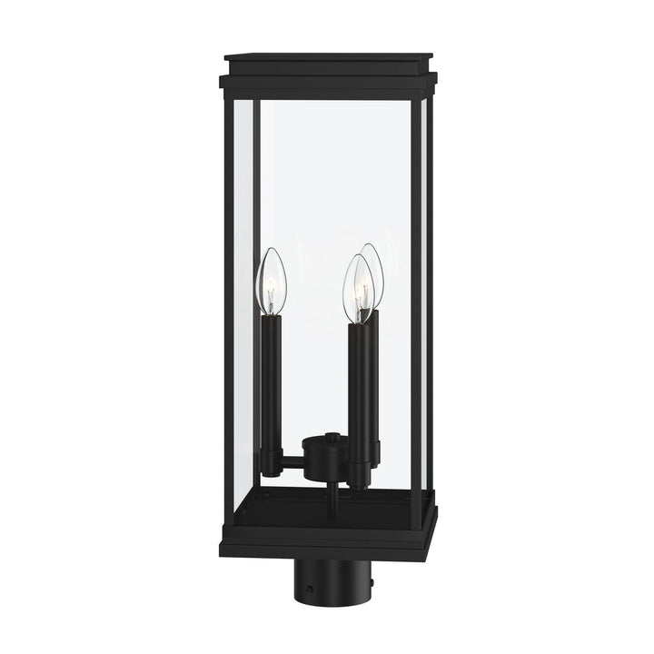 Kichler Canada - 59166BK - Three Light Outdoor Post Lantern - Lundon - Black