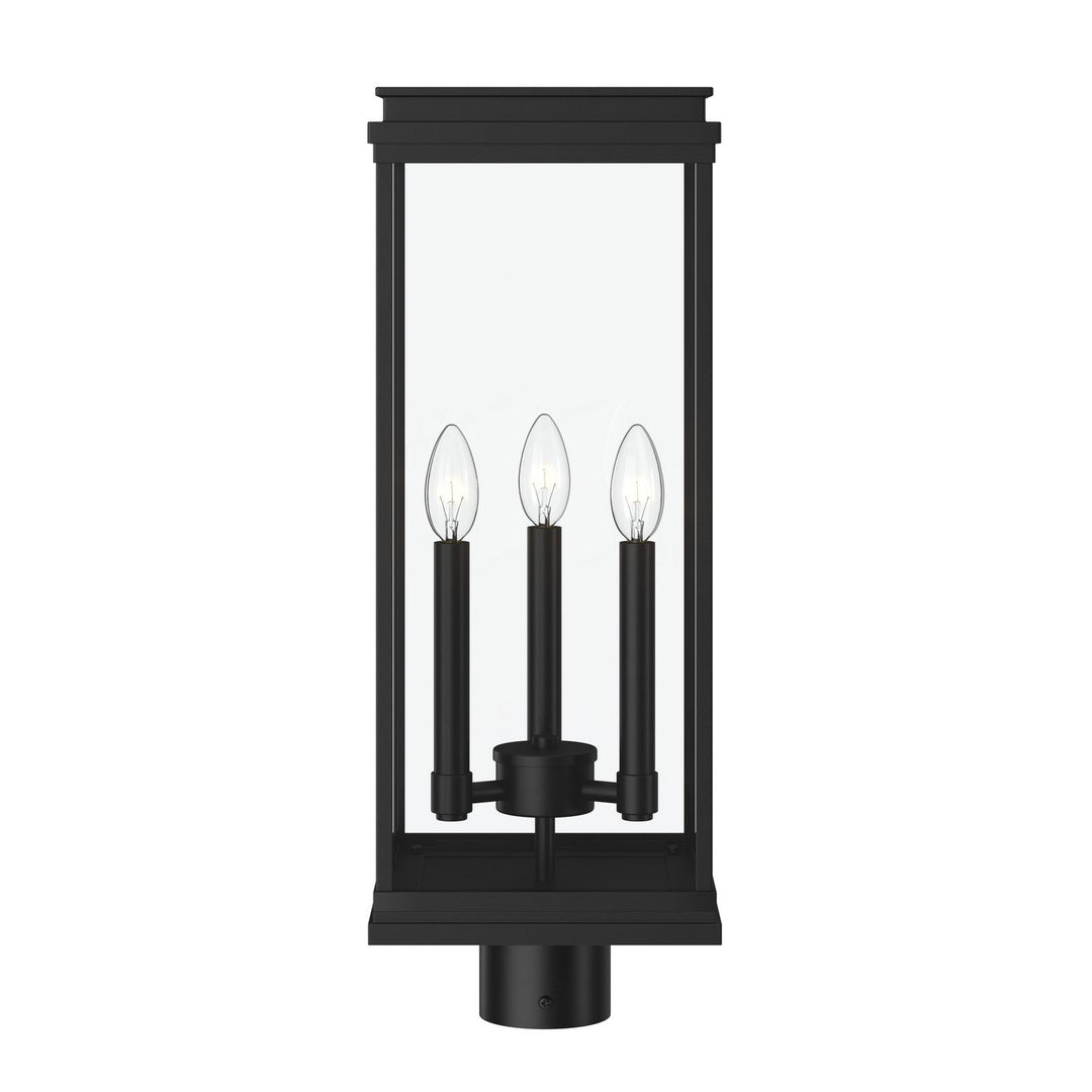 Kichler Canada - 59166BK - Three Light Outdoor Post Lantern - Lundon - Black