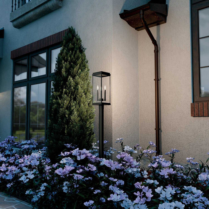 Kichler Canada - 59166OZ - Three Light Outdoor Post Lantern - Lundon - Olde Bronze