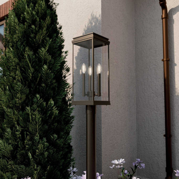 Kichler Canada - 59166OZ - Three Light Outdoor Post Lantern - Lundon - Olde Bronze
