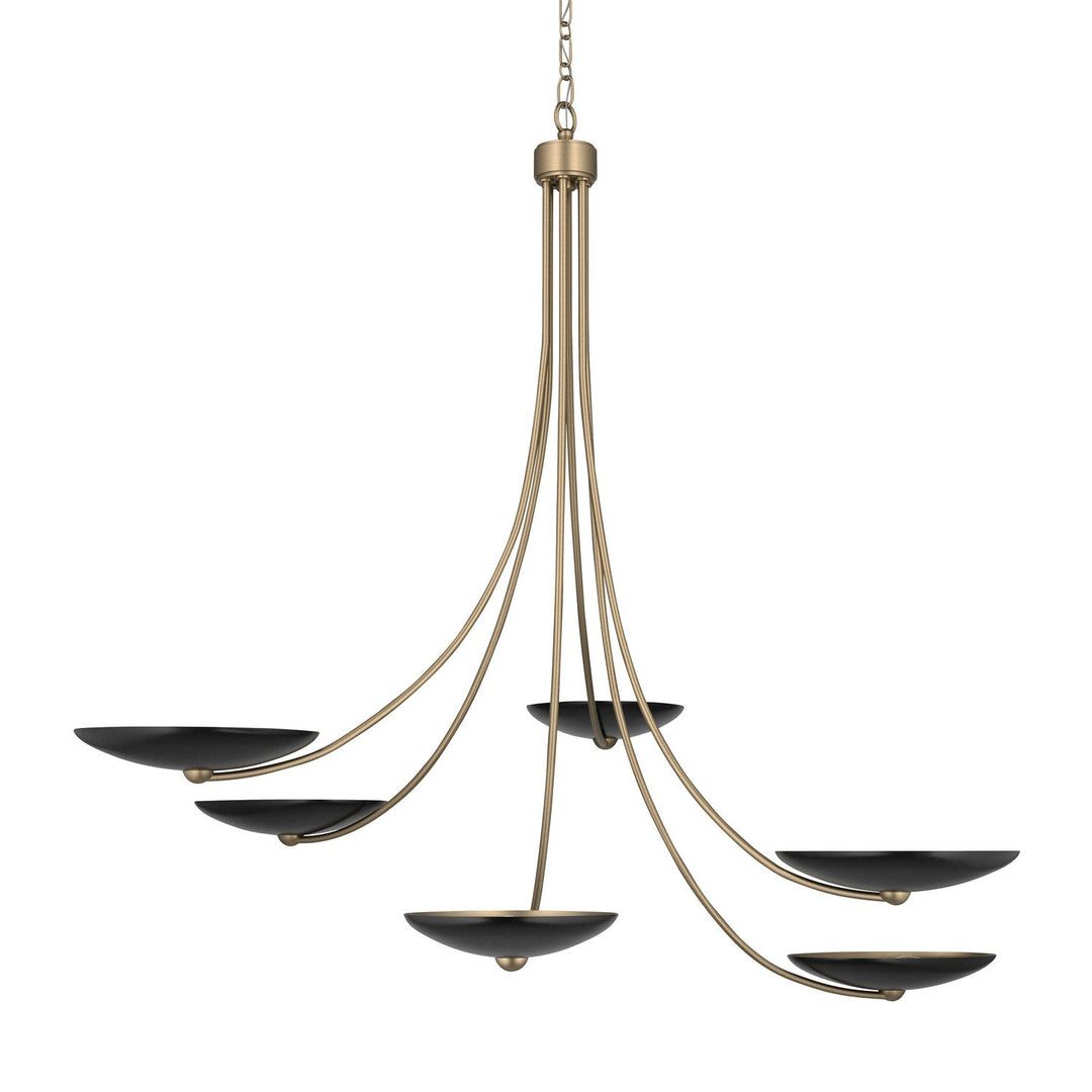 Palmela Six Light Chandelier in Champagne Bronze Kichler Canada
